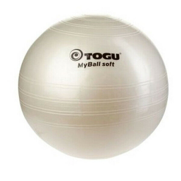 Гимнастический мяч TOGU My Ball Soft 65 см белый перламутровый