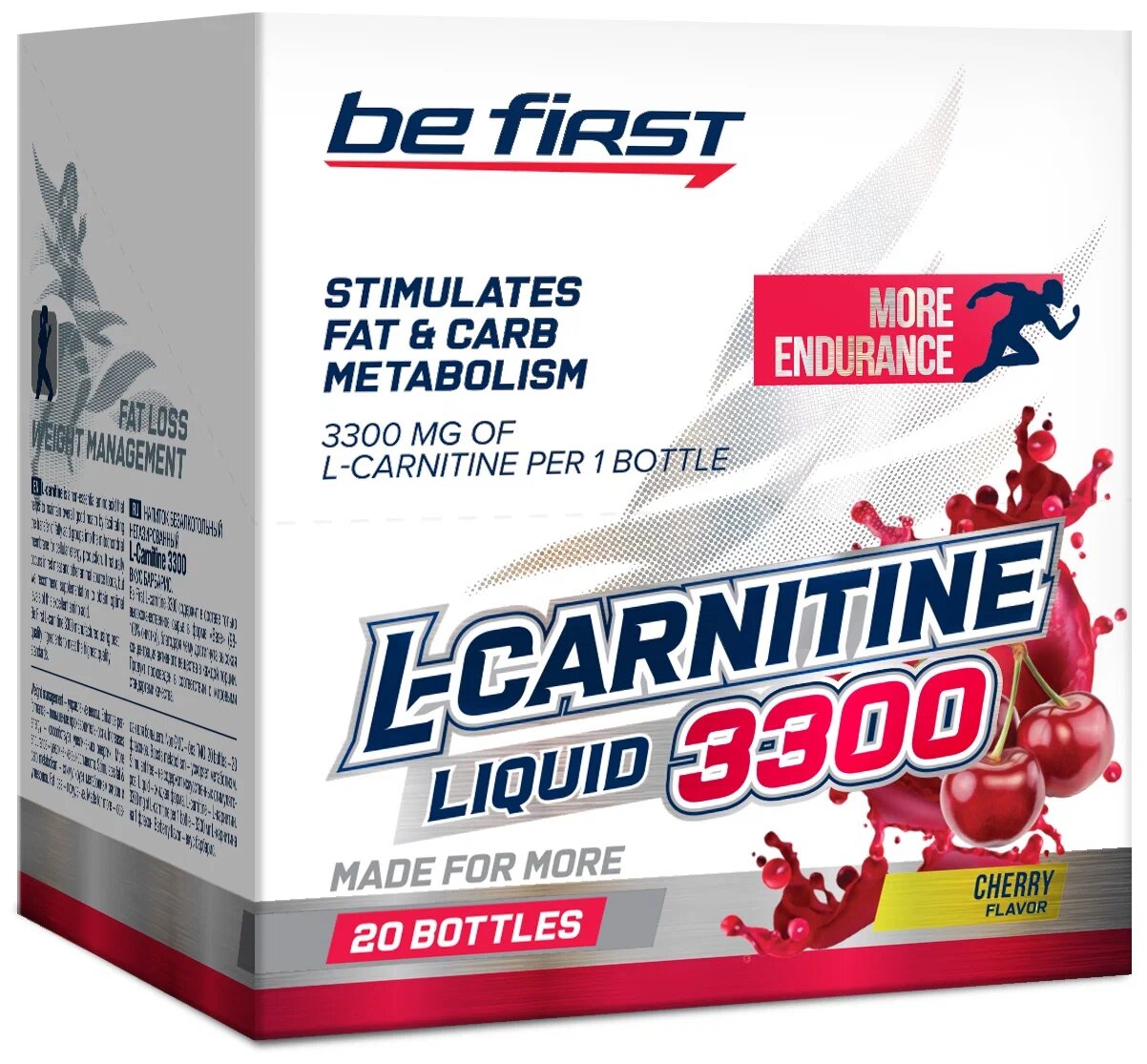 Be First L-Carnitine 3300 20 ампул Вишня