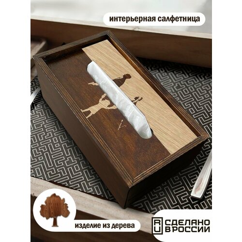 Салфетница интерьерная деревянная коробка для салфеток аниме семья шпиона аня йор форджер - 1512 1090₽