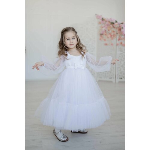 фото Платье valery little dress, размер 104-110, белый