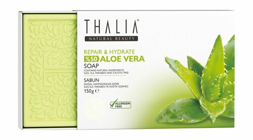 Увлажняющее мыло с алоэ вера / Thalia Natural Beauty Repair & Hydrate 50% Aloe Vera Soap