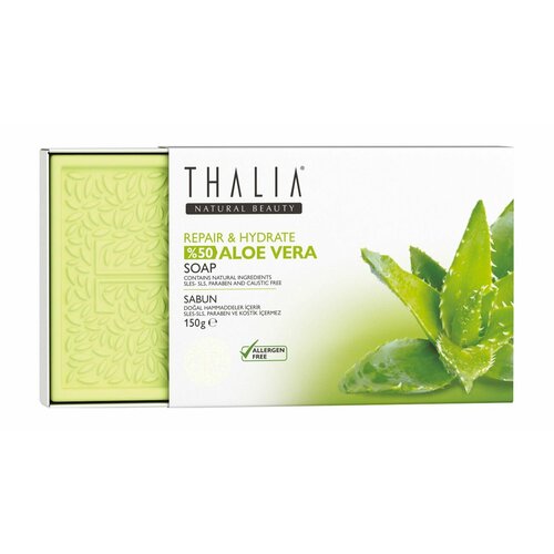 Увлажняющее мыло с алоэ вера Thalia Natural Beauty Repair Hydrate 50 Aloe Vera Soap 1210₽