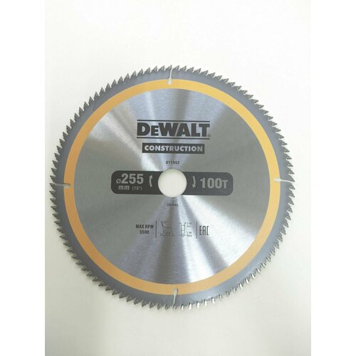 Пильный диск CONSTRUCT (255х30 мм; 100 ATB) DEWALT DT2117