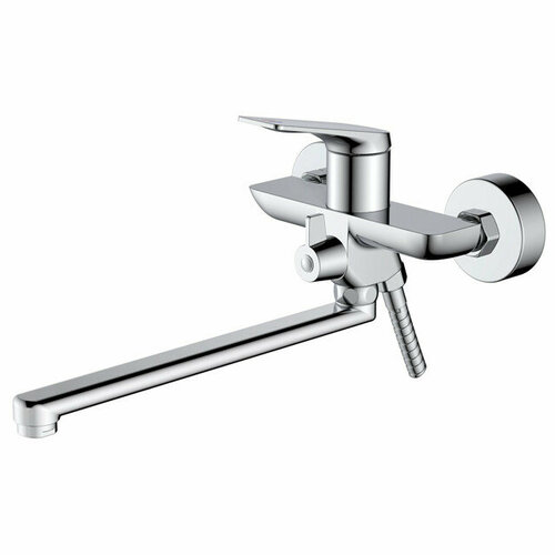 Смеситель для ванны osgard solen длинный излив латунь хром 29066₽