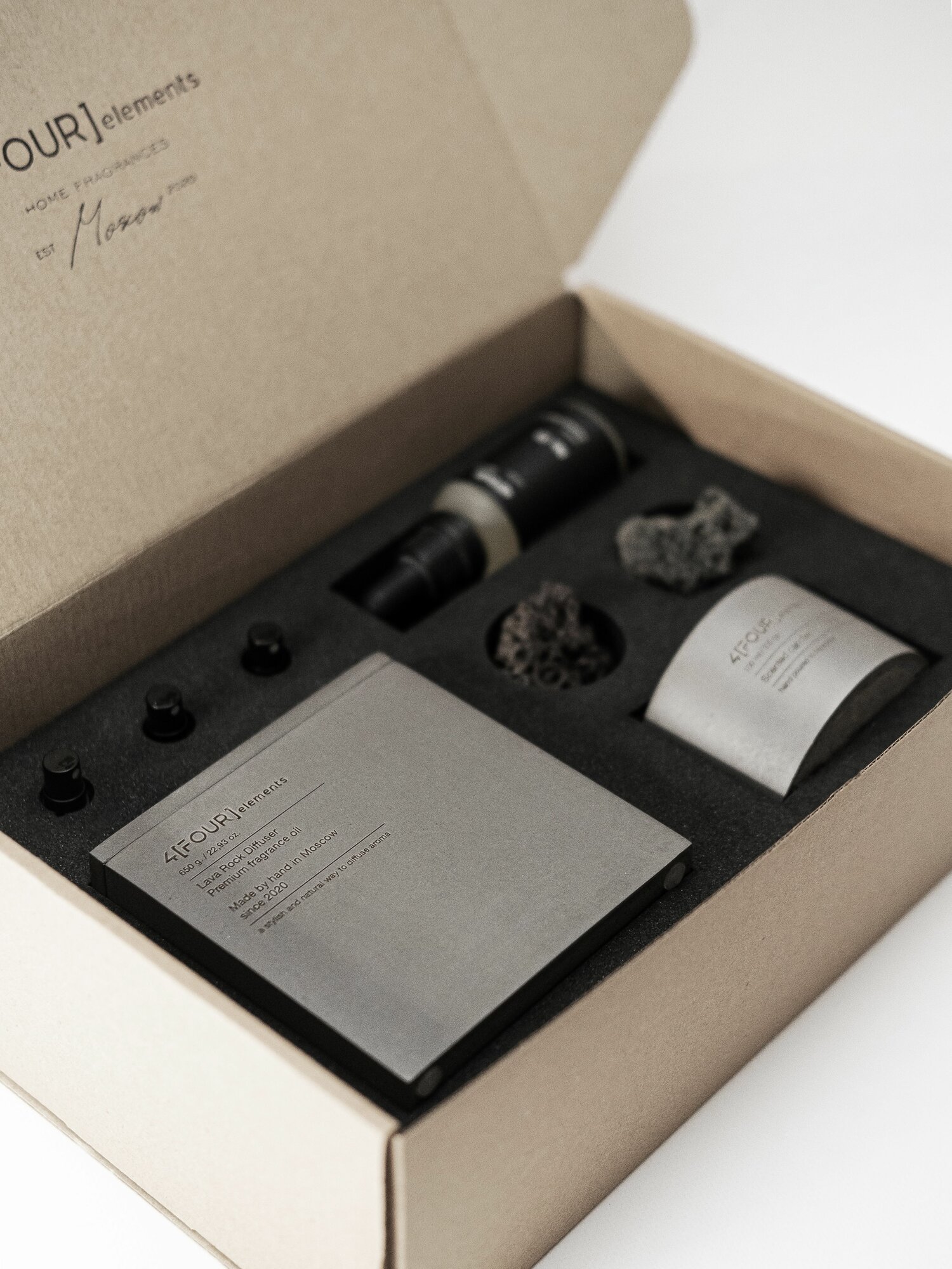 Ароматический набор Set  Свеча mini  диффузор LAVA  1 флакон с ароматом  пробники  буклеты и фирменная упаковка  