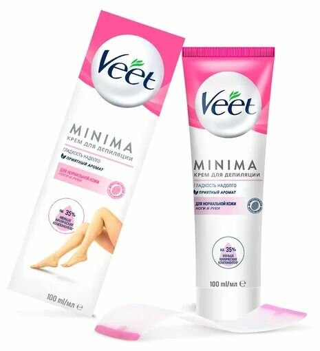 Крем для депиляции Veet MINIMA для нормальной кожи, 100 мл.