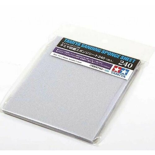 Шлифовальная губка пенополиэтилен толщиной 5 мм покрытый полирующими частицами с зернистостью Р240 1050₽