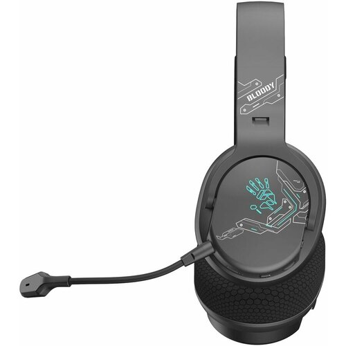 Гарнитура игровая A4TECH Bloody GR370 для компьютерамобильных устройств мониторные Bluetoothрадио35 мм черный 6590₽