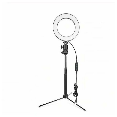 Лампа кольцевая светодиодная RL-6 Ring Light 6inch, диаметр 16 см профессиональная кольцевая лампа ring light rl 18 45 см