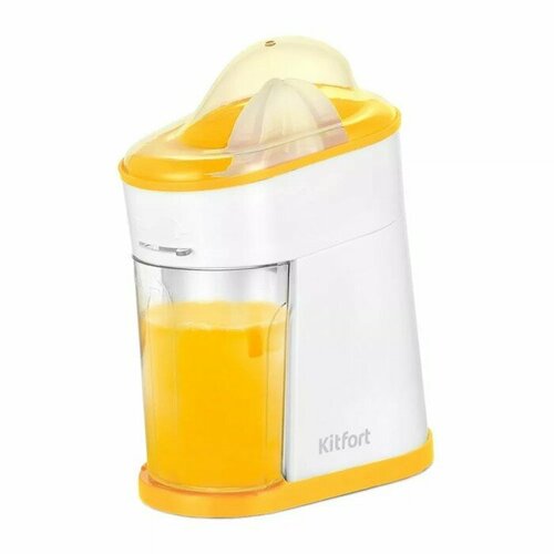 Соковыжималка Kitfort KT-1150-3 для цитрусовых 40 Вт 035 л 54 обмин бело-жёлтая 487500₽