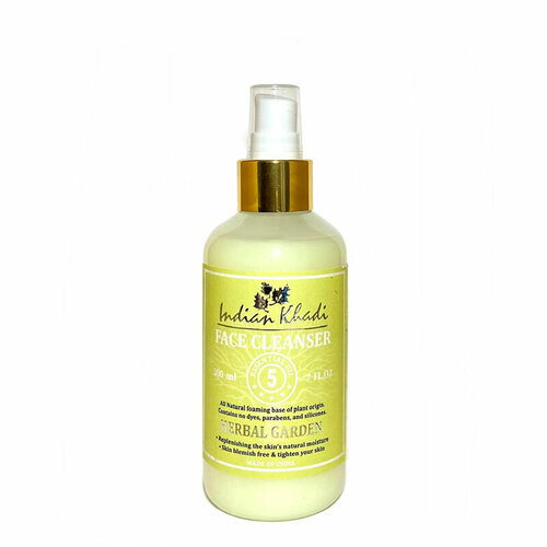 Face Cleanser HERBAL GARDEN Indian Khadi Гель для умывания хербал гарден Увлажняющий и Омолаживающий Индиан Кхади 200 мл 839₽