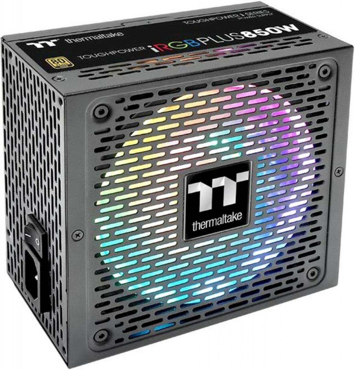 Блок питания THERMALTAKE Toughpower iRGB Plus, 850Вт, 140мм, черный, retail [ps-tpi-0850f3fdge-1] - фото №18