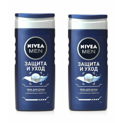 Гель для душа Nivea Men Защита и уход 2в1, 250 мл, 2 шт.