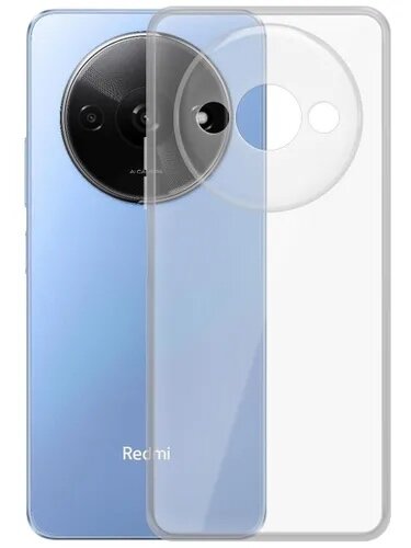 Чехол для Xiaomi Redmi A3 4G (Редми А3 4Г) прозрачный — фото 1