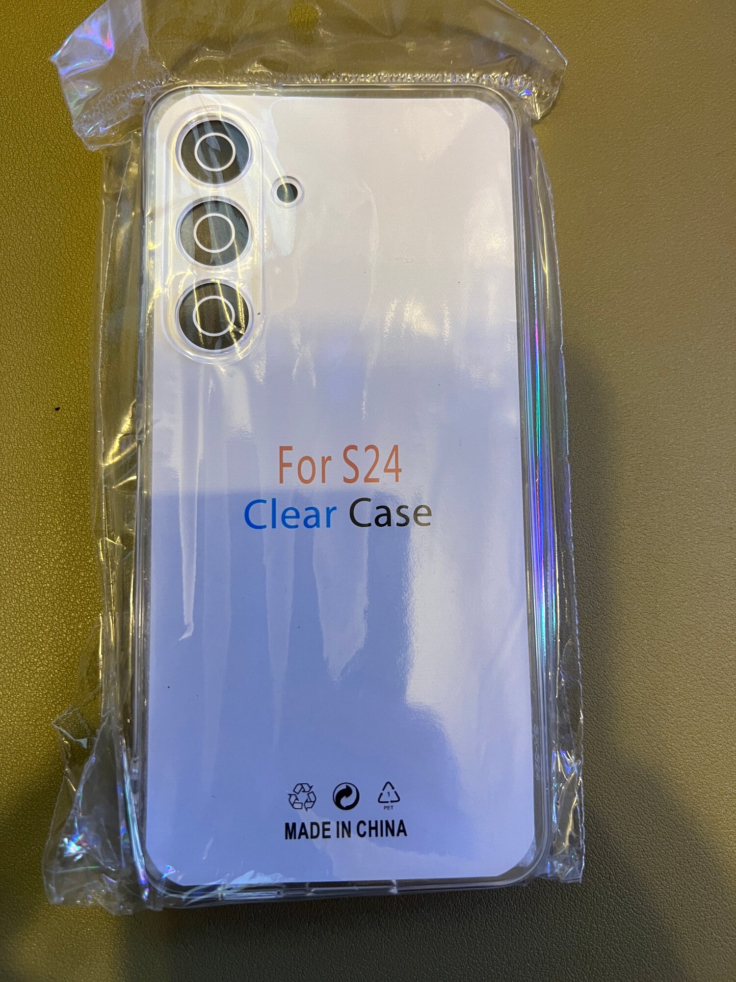 фото Чехол прозрачный для Samsung Galaxy S24 (Самсунг Галакси С24)