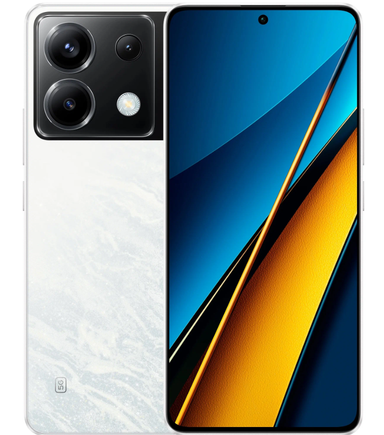 Смартфон Xiaomi POCO X6 12/256 ГБ RU, Dual nano SIM, белый