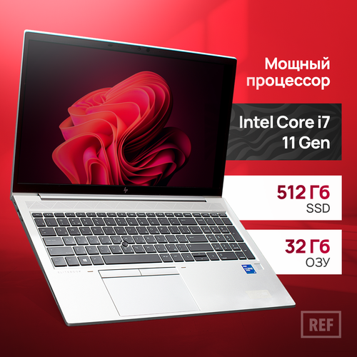 156 Ноутбук HP EliteBook 850 G8 Intel Core i7-1165G7 ОЗУ 32Gb SSD 512Gb Windows 10 Pro Для работы и учебы 99000₽