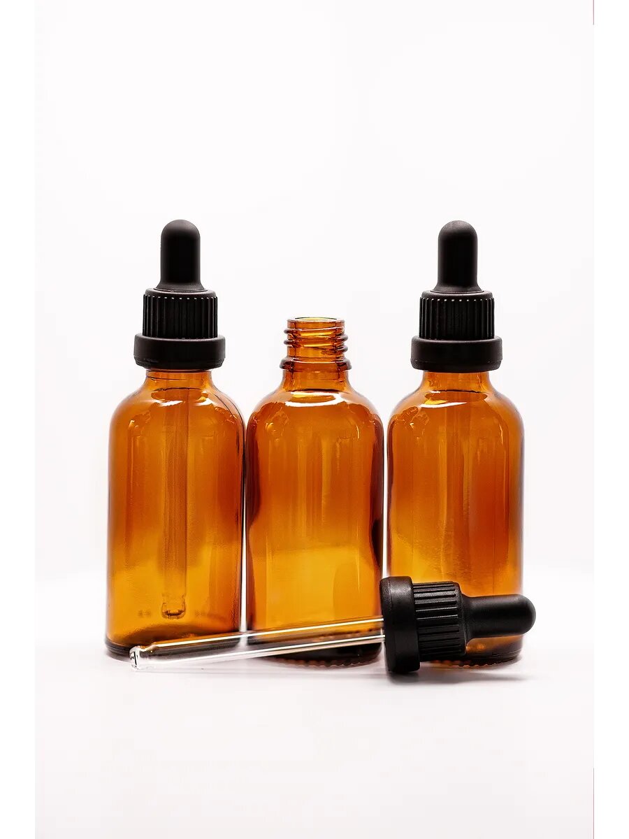 Флаконы пустые стекло с пипеткой 50мл — фото 1