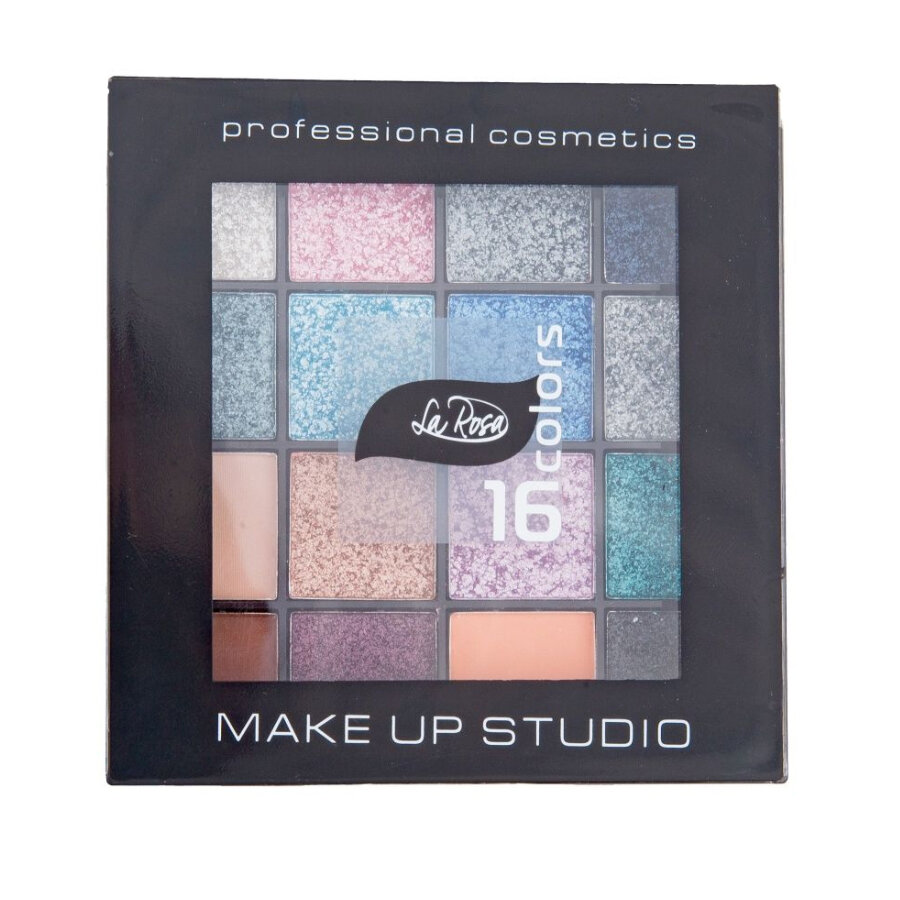 La Rosa Тени для век 16ти цветные LE 216