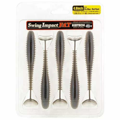 Силиконовая приманка Keitech Swing Impact Fat 4.8 #420 12см. 5шт.