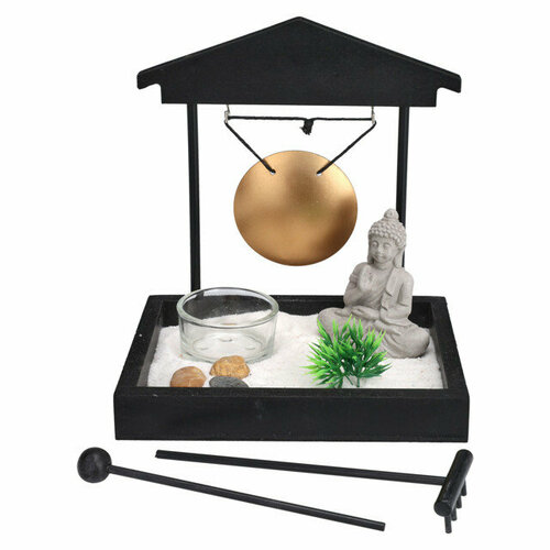 Сад камней KOOPMAN Будда цемент дерево пластик 999₽