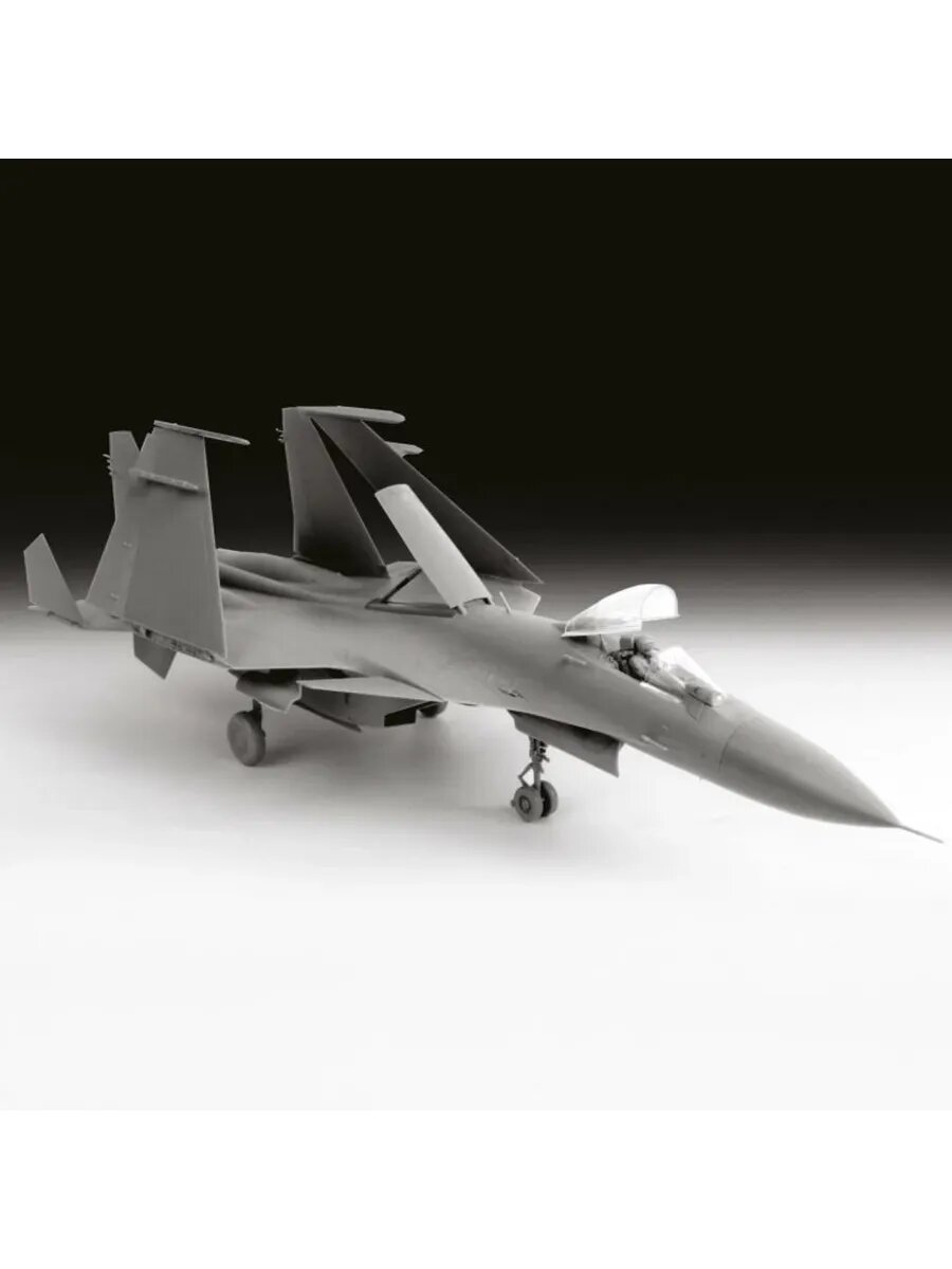 ZVEZDA Самолёт Су-33 247 деталей, масштаб 1:72, сборная модель — фото 1