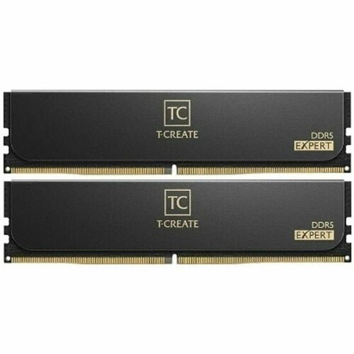 Модуль памяти 64GB 2x32GB TEAMGROUP T-Create Expert DDR5 6400MHz CL34 34-44-44-84 135V CTCED564G6400HC34BDC01 Black 27194₽