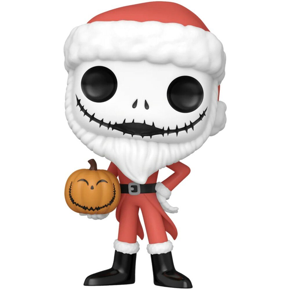 Фигурка Funko POP! The Nightmare Before Christmas Santa Jack Skellington (with jack-o-lantern) (Exc) 82861