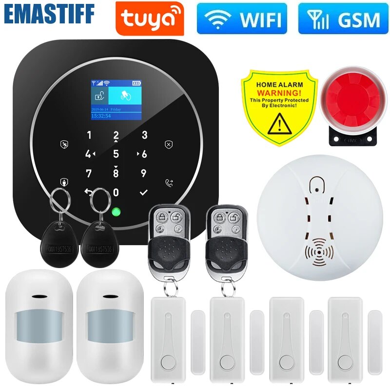 EMastiff Умная охранная сигнализация Tuya Wi-Fi GSM