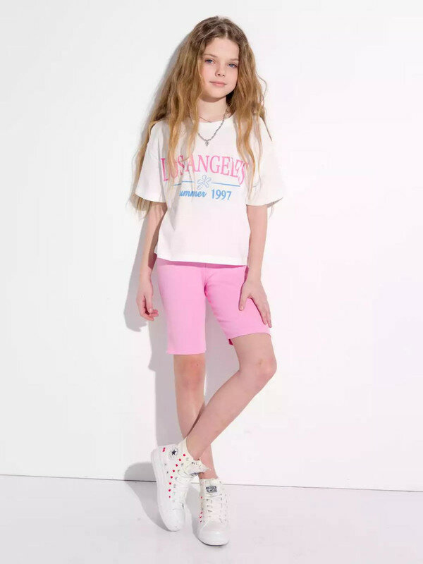 Велосипедки neo, размер 146, розовый — фото 1