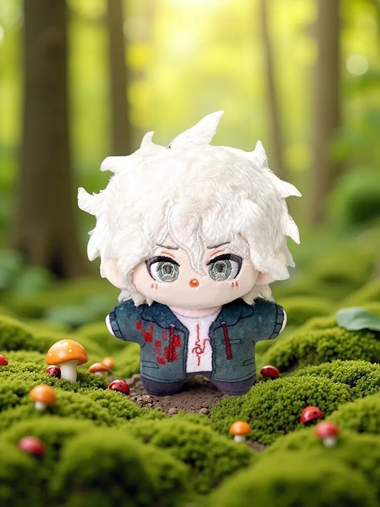 Аниме Мягкие Игрушки Данганронпа Нагито Комаэда / Danganronpa Nagito Komaeda Плюшевая Кукла Игрушка 12CM