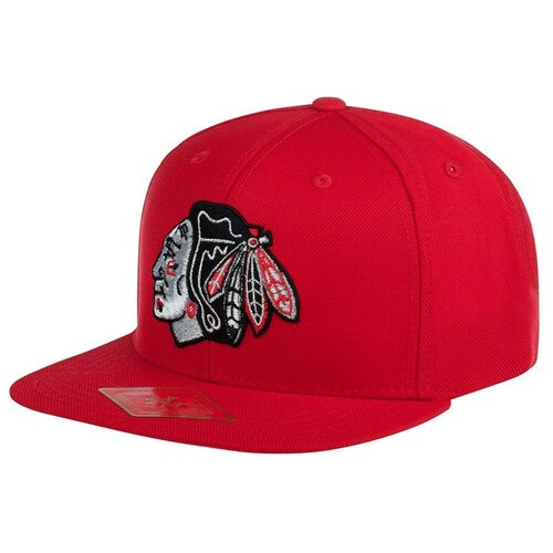 фото Бейсболка american needle арт. 43682a-cbh chicago blackhawks chromel nhl (красный / серый), размер uni