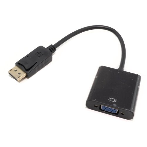 Переходник-адаптер DisplayPort на VGA переходник адаптер displayport vga переходник для ноутбука коннектор черный