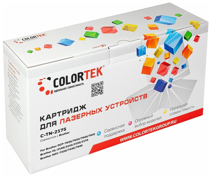 Картридж лазерный Colortek Brother TN-2175