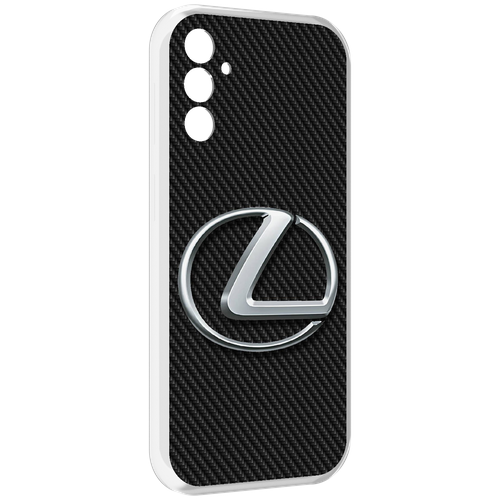 Чехол MyPads lexus лексус 3 для Samsung Galaxy M13 задняя-панель-накладка-бампер