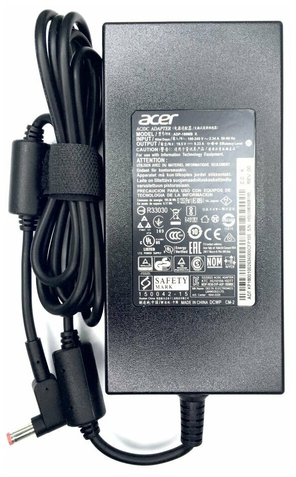 Блок питания для ноутбука Acer Nitro 5 AN515-52 19.5V 9.23A (5.5-1.7) 180W