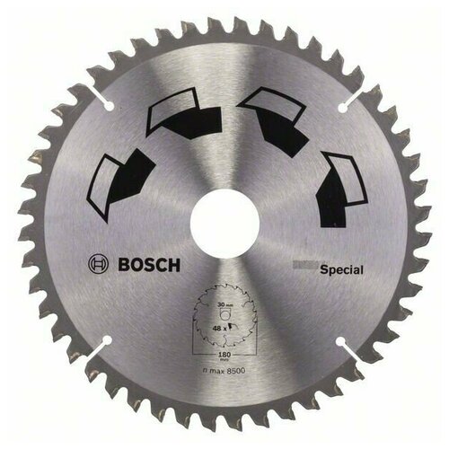 фото Пильный диск по древесине bosch 180x30мм 48 зубьев (2609256889)