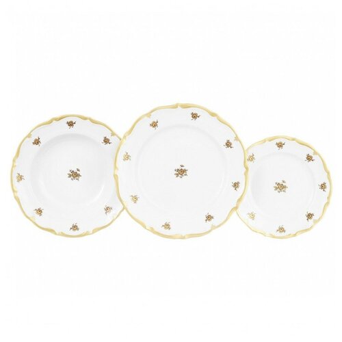 Набор тарелок 18 предметов (19, 23, 25 см) Chodov 