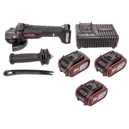 УШМ аккумуляторная Kress KU8013 125мм 20В 3 АКБ ЗУ кейс 3499900₽