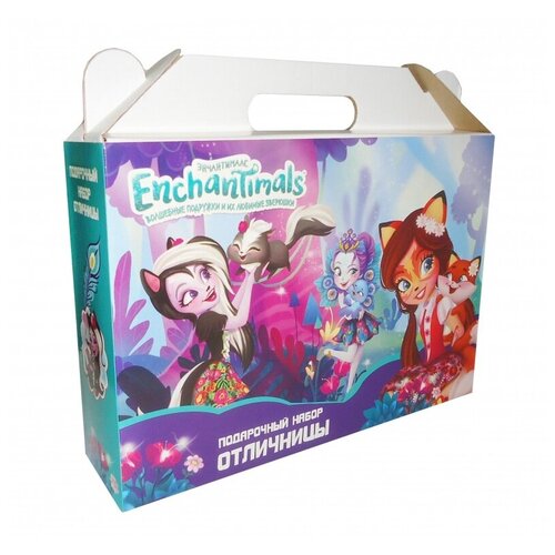 Подарочный канцелярский набор Centrum для отличницы, Enchantimals