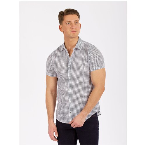 фото Рубашка короткий рукав joggy. белый, размер 2xl