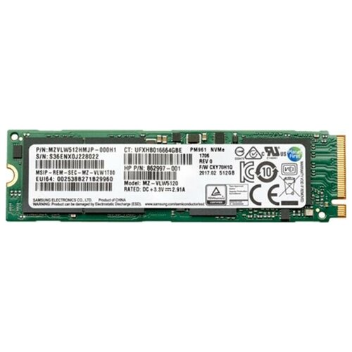 фото Ssd диск для ноутбука hp 512gb tlc pci-e 3x4 nvme ssd emea (1fu88aa#ac3)