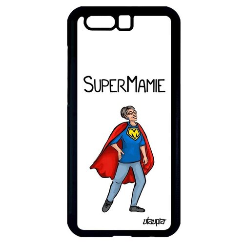 фото Защитный чехол для телефона // honor 9 // "супербабуля" смешной рисунок, utaupia, белый
