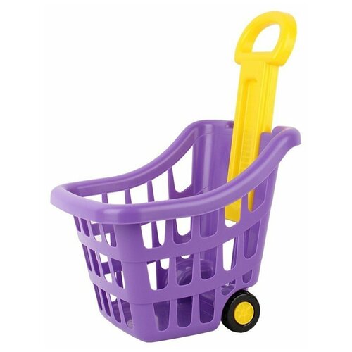 Тележка для супермаркета Стром игрушечная, фиолетовая (У357) стром тележка для супермаркета с продуктами