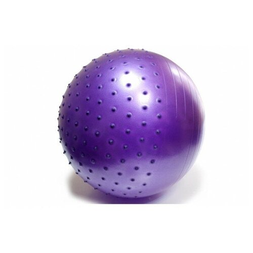 фото Фиолетовый полу-массажный гимнастический мяч (фитбол) 55 см sp2086-425 toly