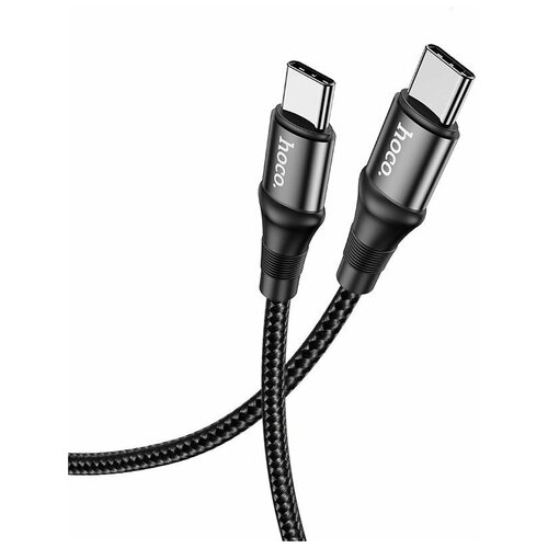 Дата-кабель Hoco X50 Type-C-Type-C, 2 м, черный usb кабель type c hoco x50 серый