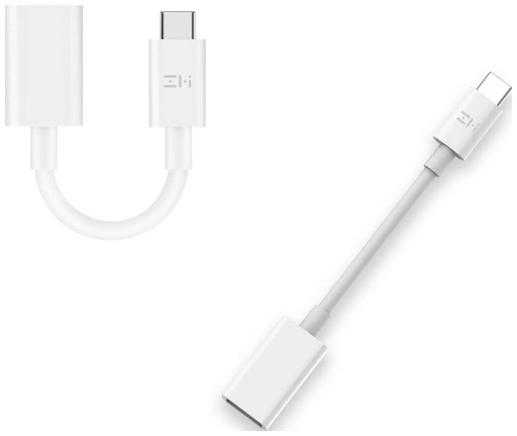 Адаптер OTG ZMI AL271 USB - Type-C белый