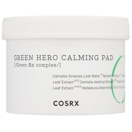 Пилинг-диски успокаивающие для чувствительной кожи COSRX One Step Green Hero Calming Pad 70pcs