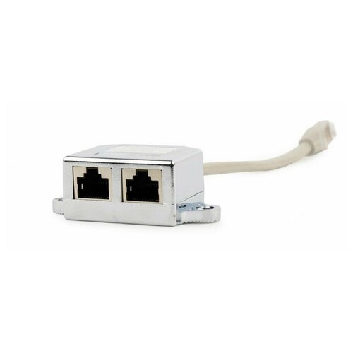 Разветвитель Gembird FTP RJ45 T568A/T568B - 2x RJ45 10/100 BASE-T NCA-SP-02 сетевой кабель 5bites rj45 t568a t568b 2 rj45 10 100 base t ly sb026b a