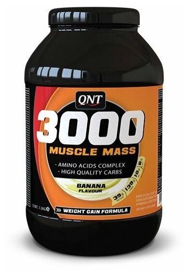 Qnt 3000 Muscle Mass (1,3 кг) Шоколад
